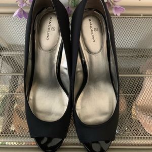 Bandolino - Black Candra Peep Toe Wedge